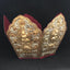 Other Ritual Items - 5 Buddhas Crown (Gold & Silver, 6.5") - Tibetan Spirit