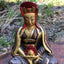 Statues - Gampopa (Brass & Copper w Gold Gilding, 6") - Tibetan Spirit