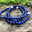Malas - Lapis Mala with White Spacers - Tibetan Spirit