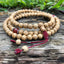 Malas - Lotus Seed Mala w/Spacers - Tibetan Spirit