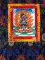 Thangka - Mahakala 2 Arm Thangka (Hand Painted, 7” x 9”) - Tibetan Spirit