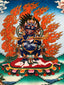 Thangka - Mahakala 2 Arm Thangka (Hand Painted, 7” x 9”) - Tibetan Spirit