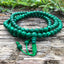 Full Malas - Malachite Mala (108 Beads) - Tibetan Spirit