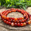 Full Malas - Red Agate Mala (108 Beads) - Tibetan Spirit