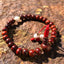 Wrist Malas - Red Sandalwood Wrist Mala (27 Beads, Adjustable) - Tibetan Spirit