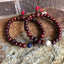 Wrist Malas - Red Sandalwood Wrist Mala (27 Beads, Adjustable) - Tibetan Spirit