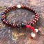 Wrist Malas - Red Sandalwood Wrist Mala (27 Beads, Adjustable) - Tibetan Spirit