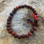 Wrist Malas - Red Sandalwood Wrist Mala (27 Beads, Adjustable) - Tibetan Spirit