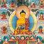 Thangka - Thirty - Five Buddhas Thangka - Drikung Style (High Quality Print, 11"x17") - Tibetan Spirit