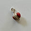 Silver & Coral Heart Clip Mala Counter