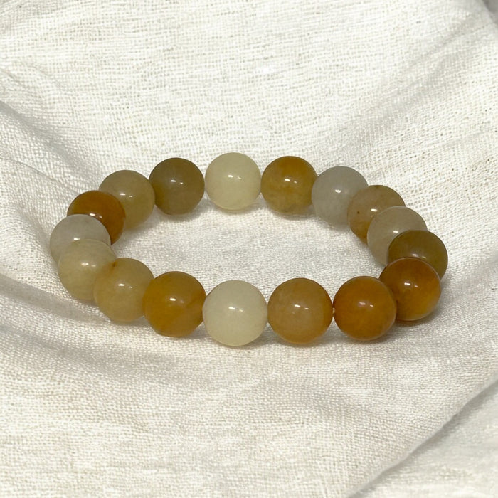 Honey Stone Wrist Mala