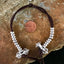 Mala Counters - 9 - Pointed White Metal Bell & Vajra (Mala Counter) - Tibetan Spirit
