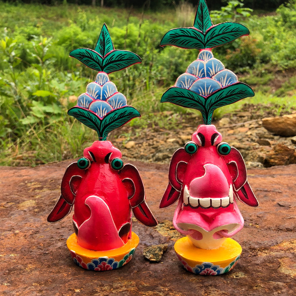 Wood Wrathful Offering Torma (Wangpo Metok)