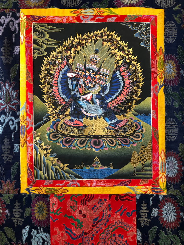 Vajrabhairava with Consort 15" x 20"