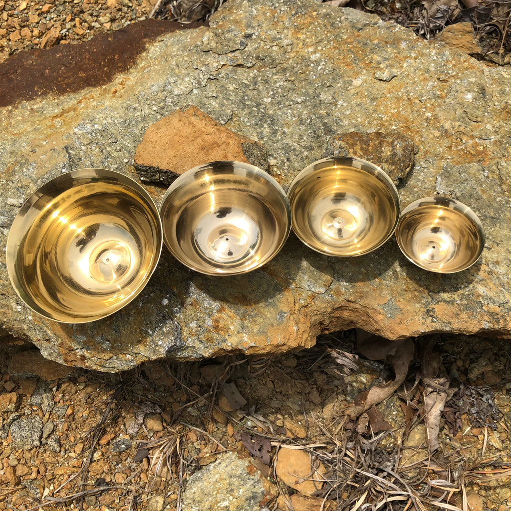 Polished Brass Offering Bowls