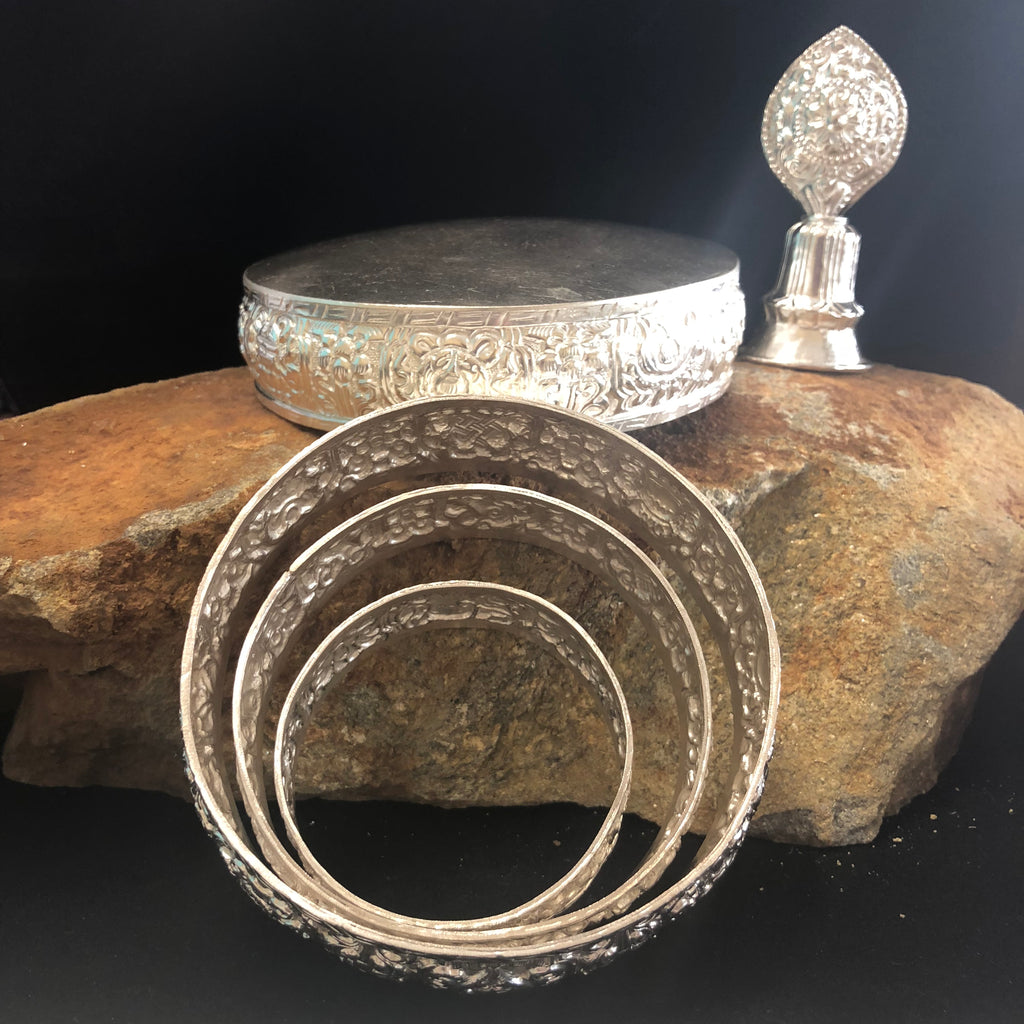 Mandala Set- Silver Plated