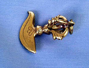 brass driguk pendant