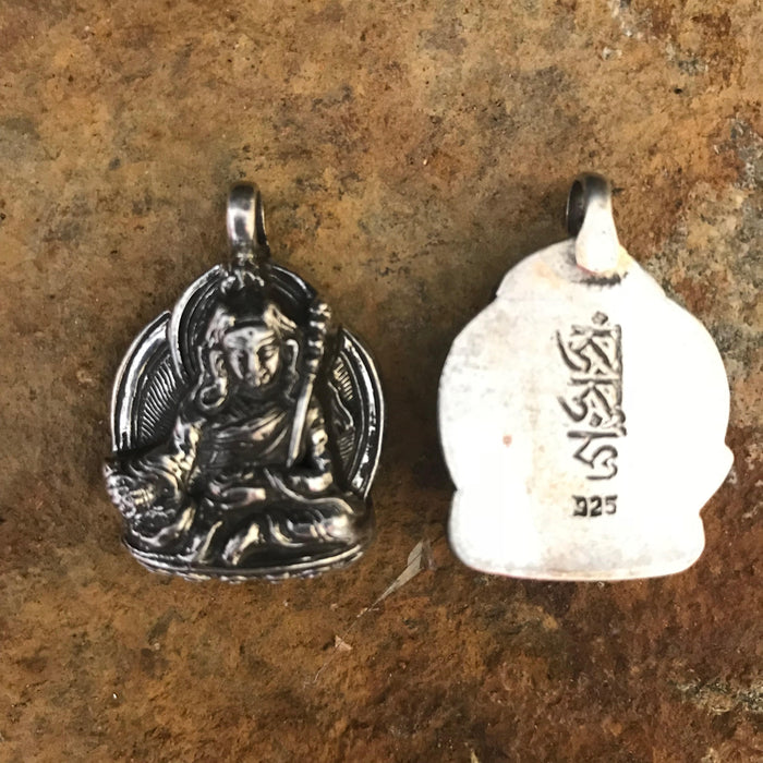 Guru Rinpoche Silver Pendant