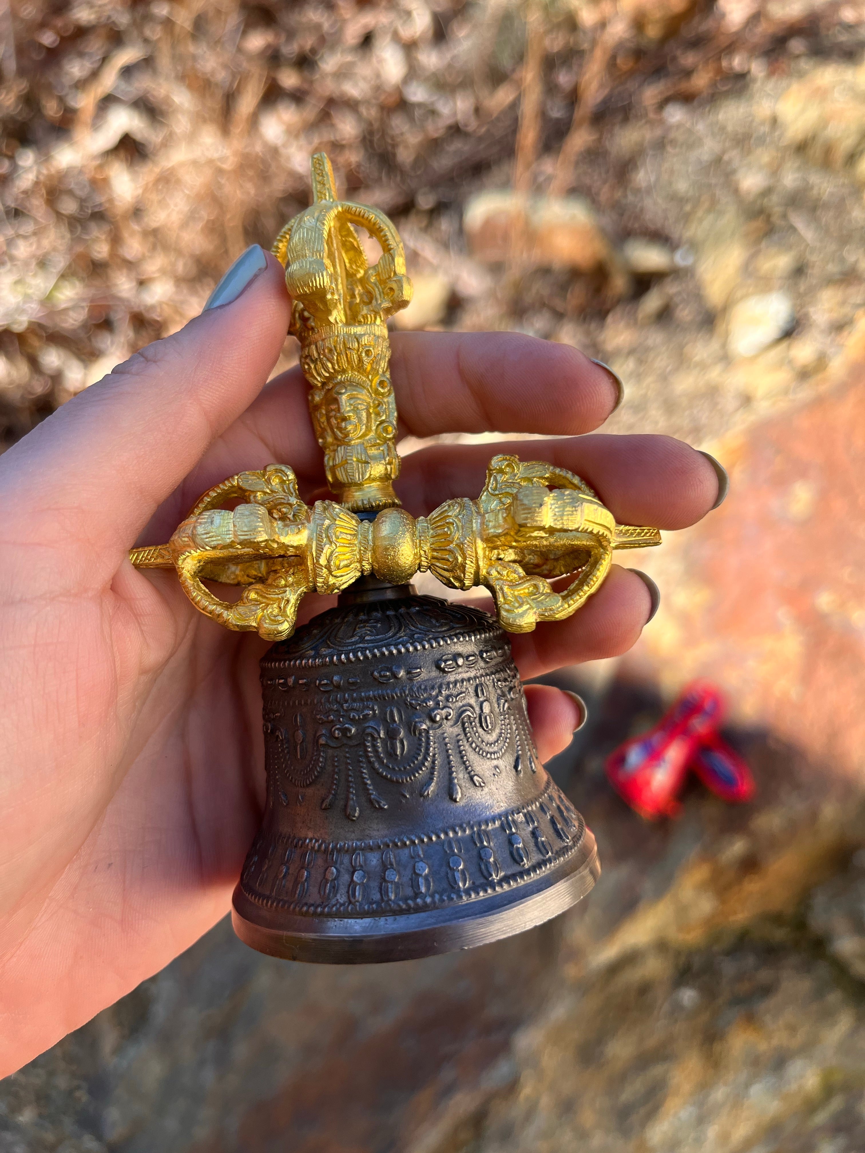 Bell & Vajra - Five Pronged (Black, Mini) – Tibetan Spirit