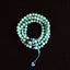 Full Malas - Blue Jadeite Mala (108 Beads, Lapis Spacers) - Tibetan Spirit
