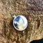 Silver Melong Pendant - 1"