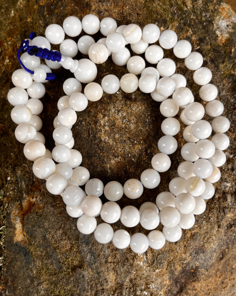 Conch White Mala