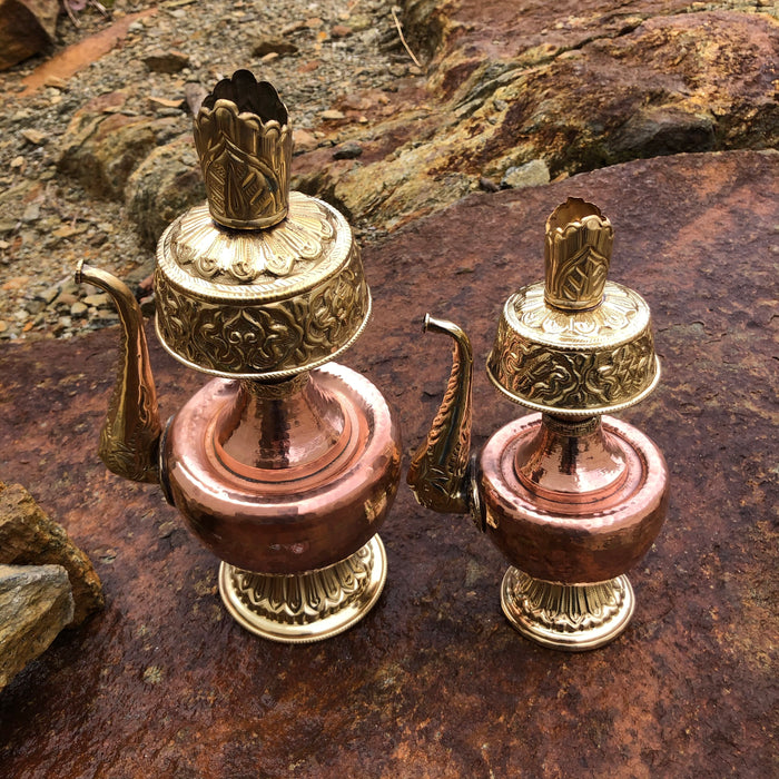Copper & Brass Hammered Bhumpa