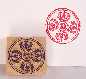 double-vajra stamp