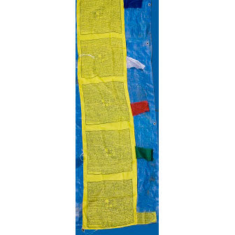 windhorse vertical prayer flags - 7ft