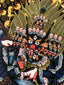 Thangka - Vajrabhairava with Consort Thangka (Hand Painted, 15" x 20") - Tibetan Spirit